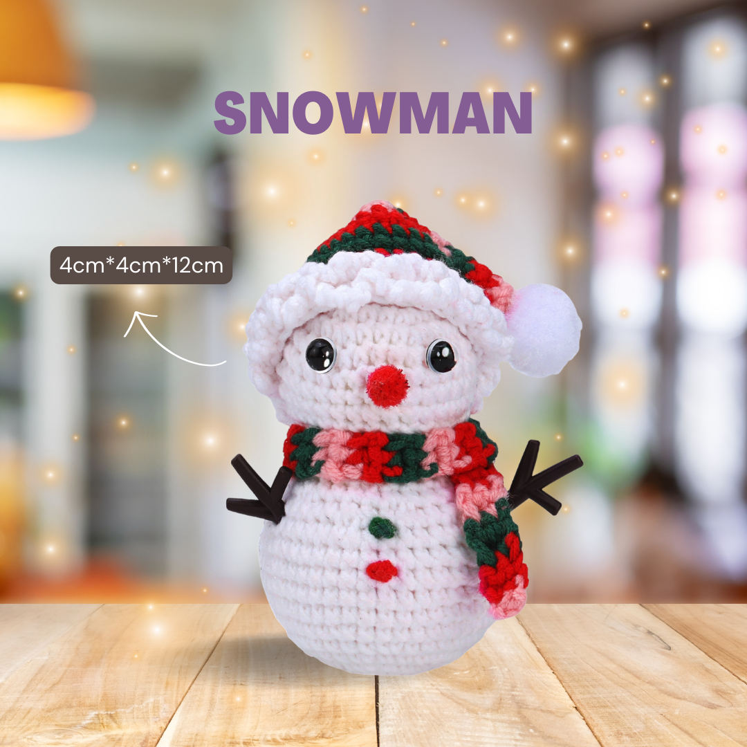 Snowman Crochet Kit